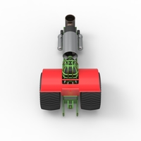 Diecast Pulling tractor with single jet engine 1:25 - Thumbnail 12