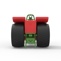 Diecast Pulling tractor with single jet engine 1:25 - Thumbnail 13