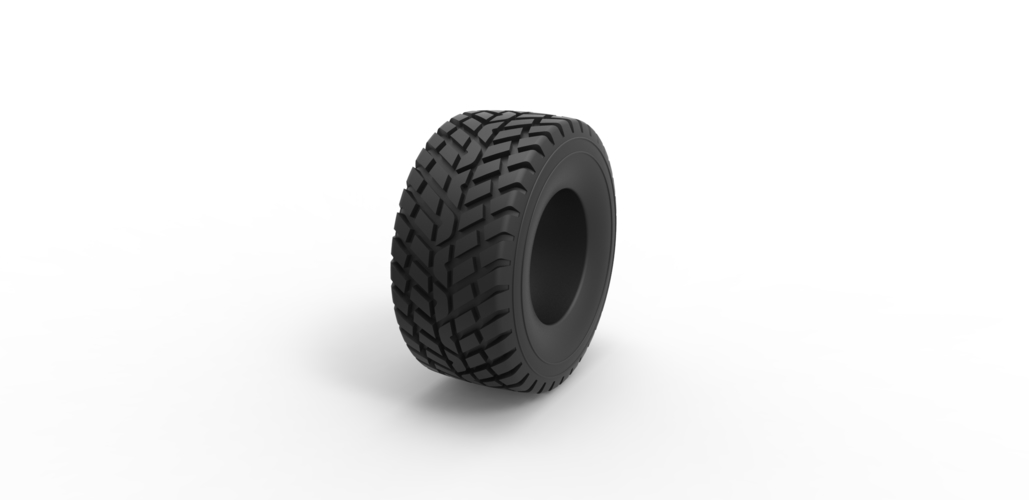 Diecast offroad tire 48 Scale 1:25 3D Print 484309