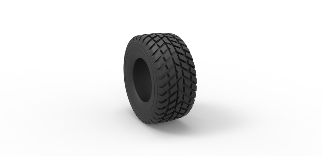 Diecast offroad tire 48 Scale 1:25 3D Print 484314