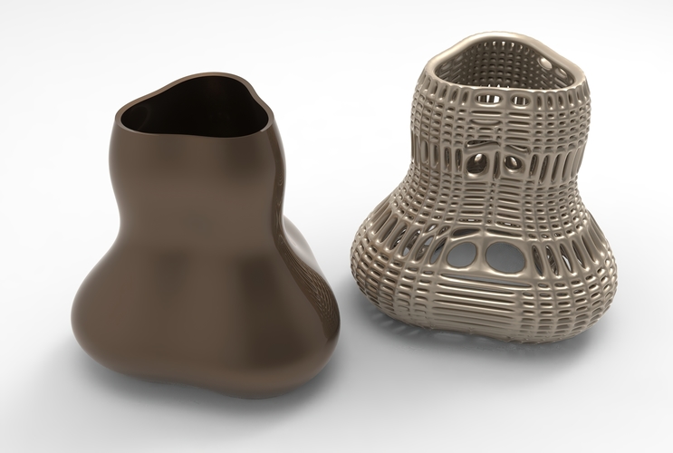 Vase Voronoi 4 3D Print 484327