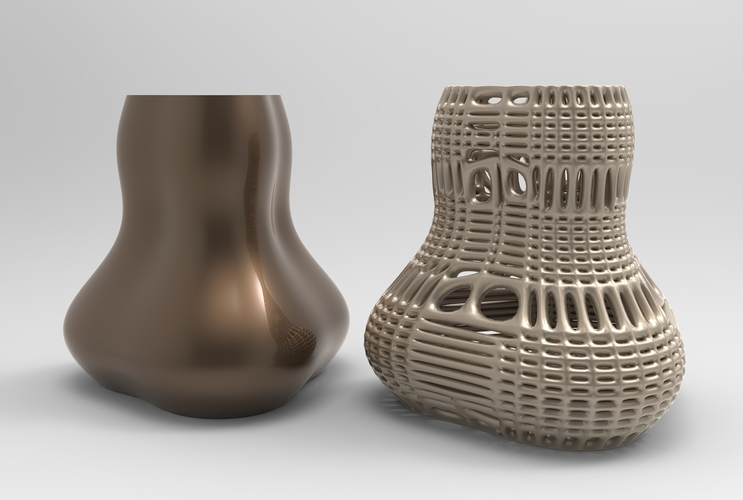 Vase Voronoi 4 3D Print 484328