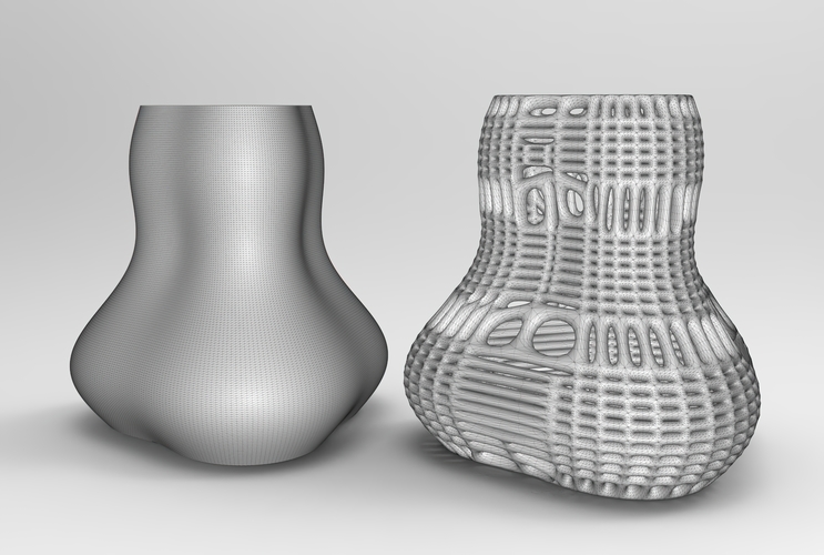 Vase Voronoi 4 3D Print 484329