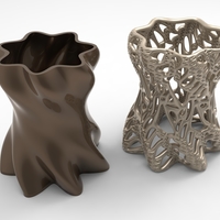 Small Vase Voronoi 6 3D Printing 484333