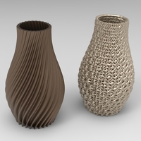 Small Vase Voronoi 9 3D Printing 484342