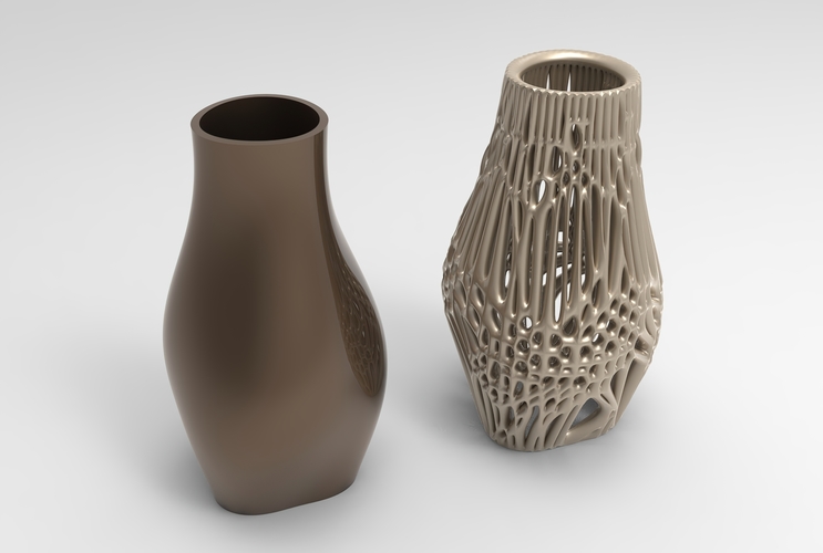 Vase Voronoi 10 3D Print 484345