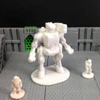 Small Eradicator Heavy Combat Robot 3D Printing 48435