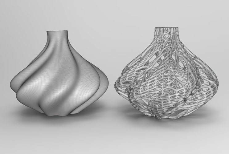 Vase Voronoi 11 3D Print 484350