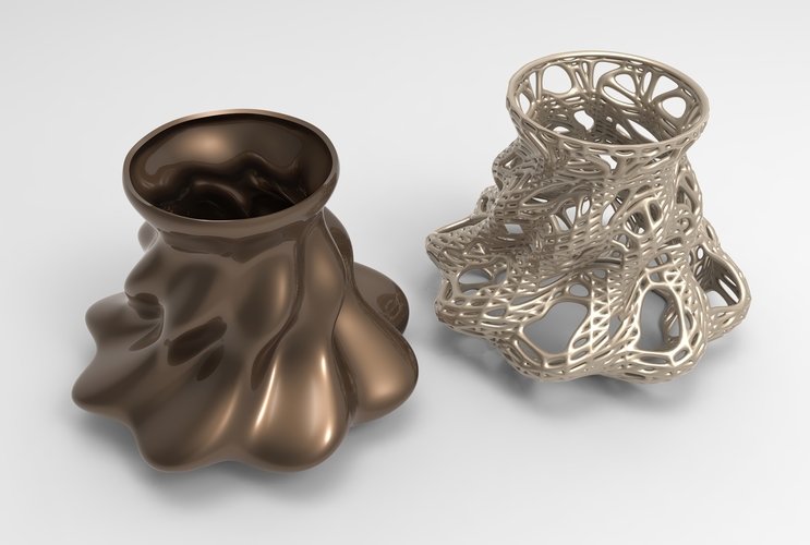 Vase Voronoi 12 3D Print 484351