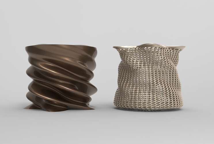 Vase Voronoi 32 3D Print 484415