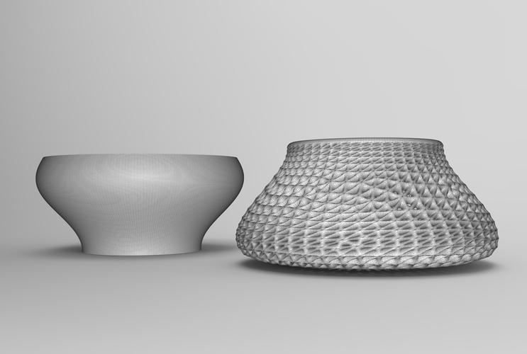 Vase Voronoi 35 3D Print 484425