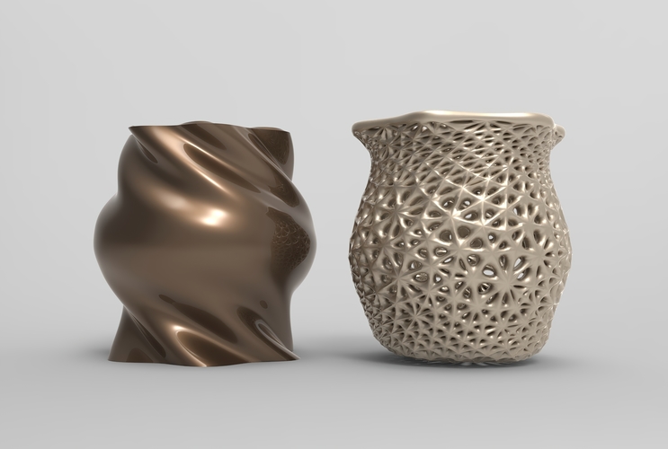 Vase Voronoi 36 3D Print 484427