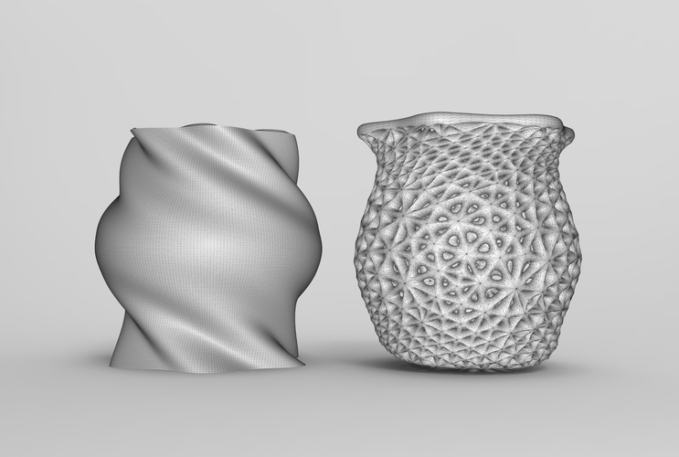 Vase Voronoi 36 3D Print 484428