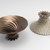 Small Vase Voronoi 41 3D Printing 484441