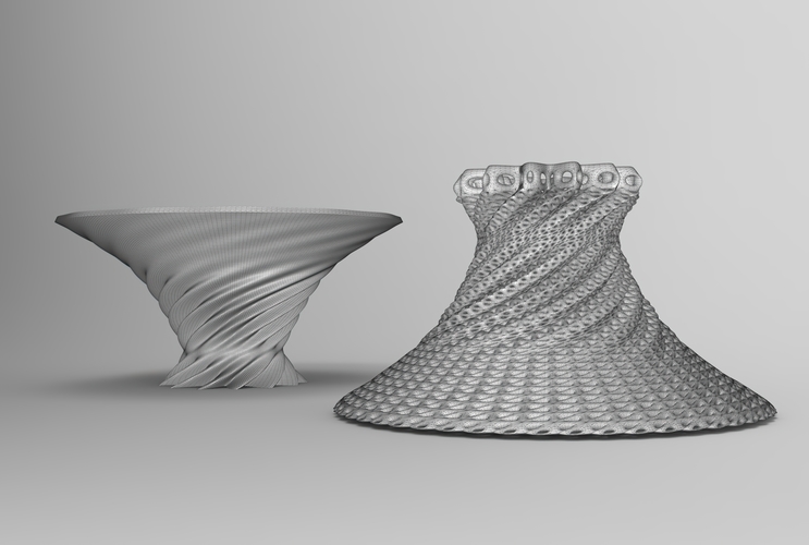 Vase Voronoi 41 3D Print 484443