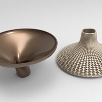 Small Vase Voronoi 42 3D Printing 484444
