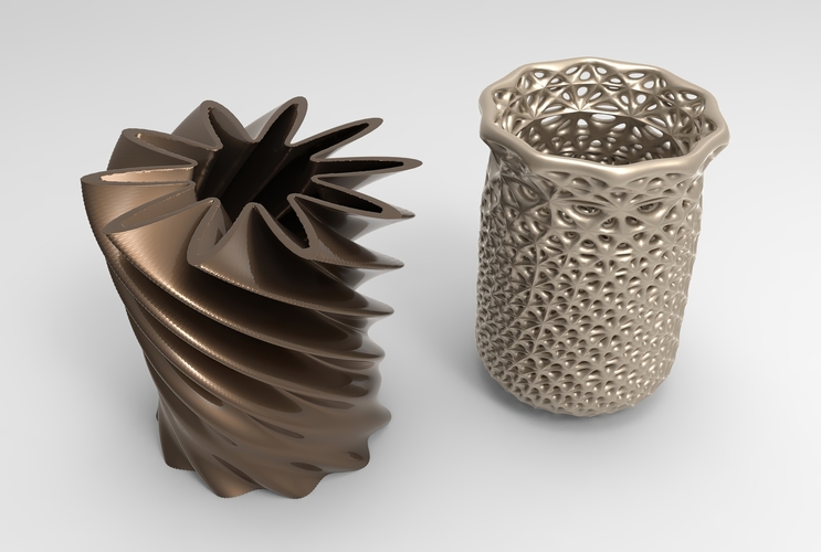 Vase Voronoi 44 3D Print 484450