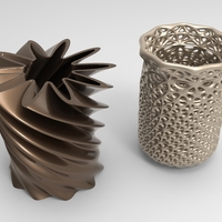 Small Vase Voronoi 44 3D Printing 484450