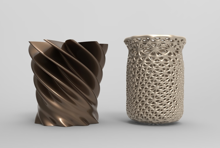 Vase Voronoi 44 3D Print 484451