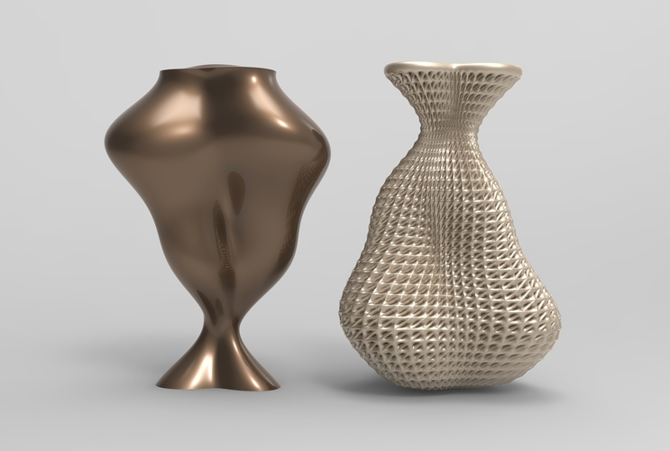 Vase Voronoi 46 3D Print 484457