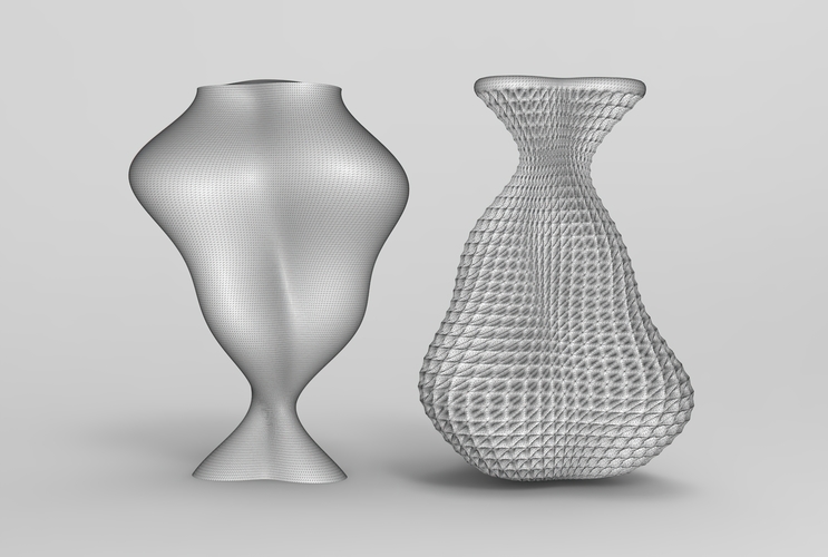 Vase Voronoi 46 3D Print 484458