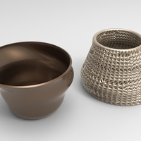 Small Vase Voronoi 49 3D Printing 484465