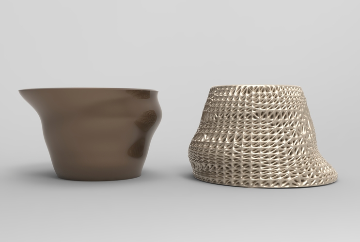 Vase Voronoi 49 3D Print 484466