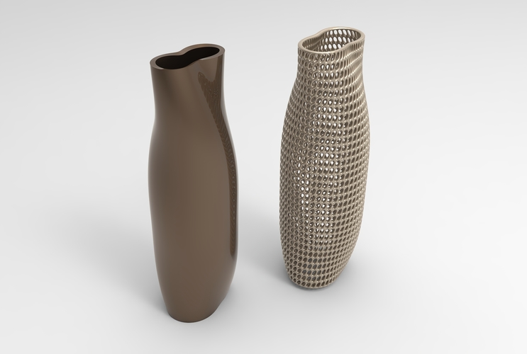 Vase Voronoi 54 3D Print 484480