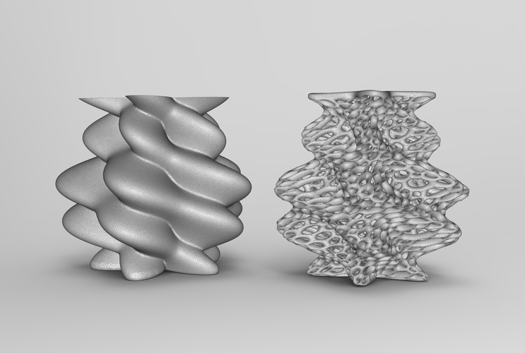 Vase Voronoi 59 3D Print 484497