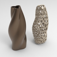 Small Vase Voronoi 63 3D Printing 484507