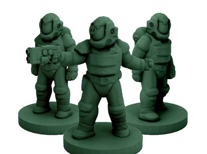 Colonial Astronauts 3D Print 48451