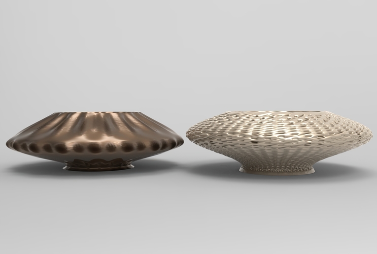 Vase Voronoi 64 3D Print 484511