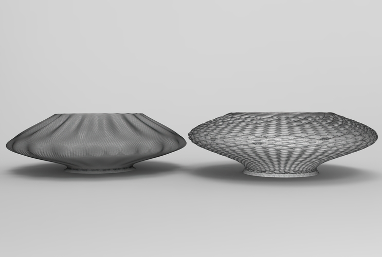 Vase Voronoi 64 3D Print 484512