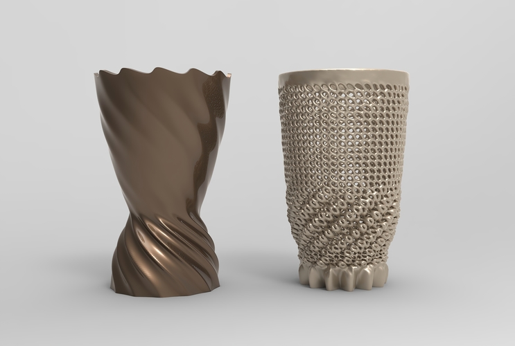 Vase Voronoi 67 3D Print 484520