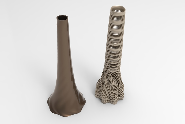 Vase Voronoi 69 3D Print 484525