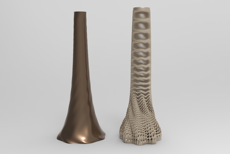 Vase Voronoi 69 3D Print 484526