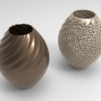 Small Vase Voronoi 74 3D Printing 484540