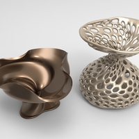 Small Vase Voronoi 79 3D Printing 484555