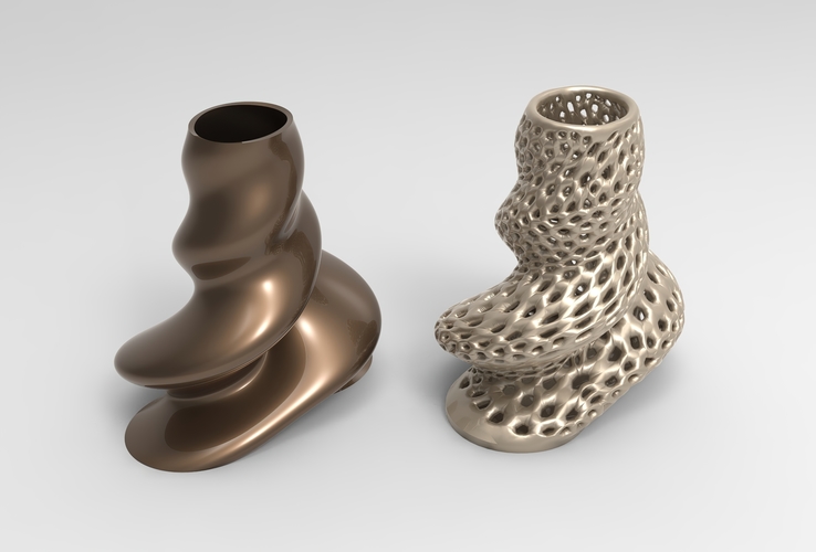 Vase Voronoi 85 3D Print 484573