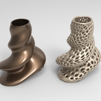 Small Vase Voronoi 85 3D Printing 484573