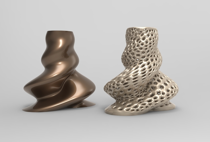 Vase Voronoi 85 3D Print 484574