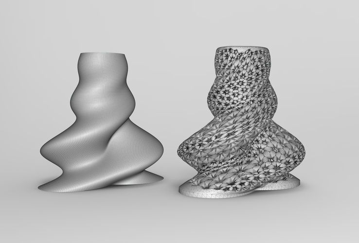 Vase Voronoi 85 3D Print 484575