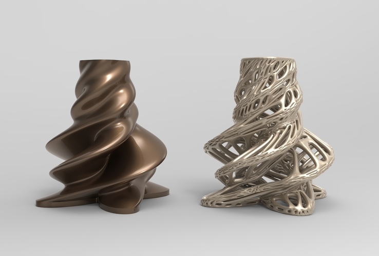 Vase Voronoi 86 3D Print 484577