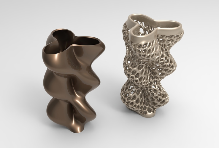 Vase Voronoi 87 3D Print 484579