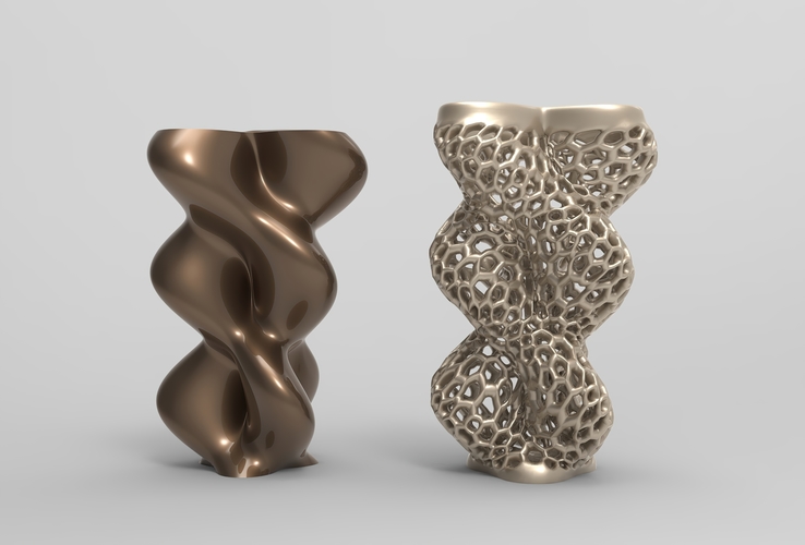 Vase Voronoi 87 3D Print 484580