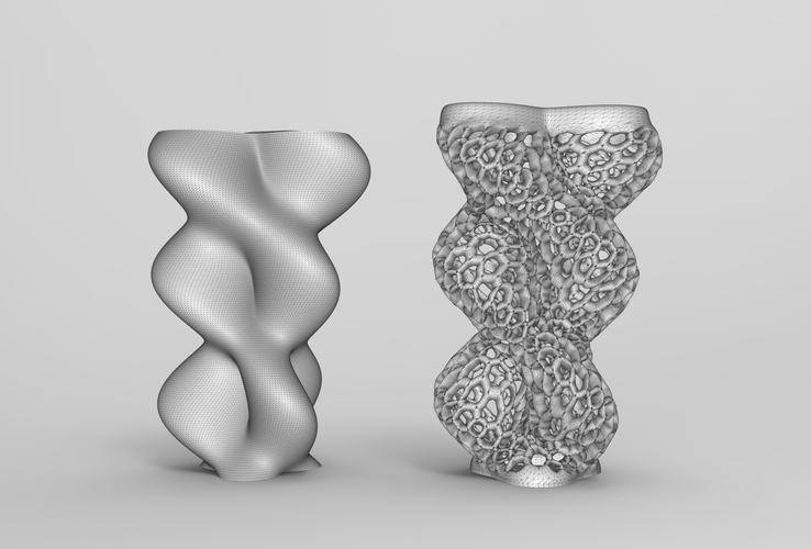 Vase Voronoi 87 3D Print 484581