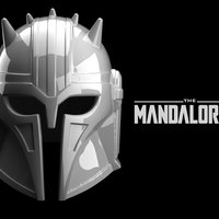 Small ARMORER HELMET The Mandalorian 3D Printing 484657