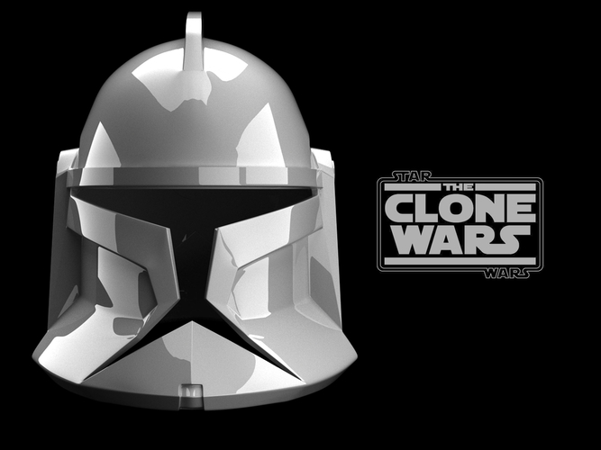 CLONE TROOPER P1 TCW helmet  3D Print 484666