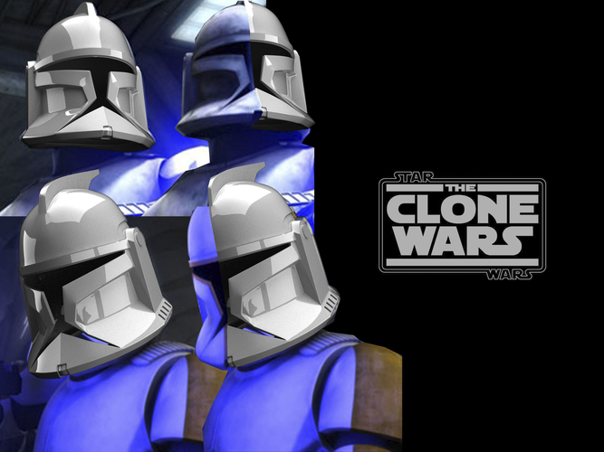 CLONE TROOPER P1 TCW helmet  3D Print 484669