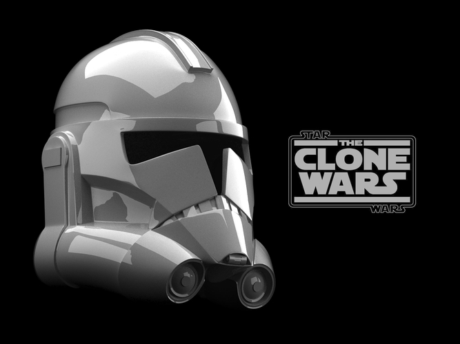 CLONE TROOPER P2 TCW helmet Clone Wars 3D Print 484672